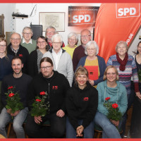 Die neugewählte Vorstandschaft des SPD Ortsvereins Etzenricht